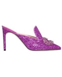 Giannico - Daphne Glitter Pumps - Lyst