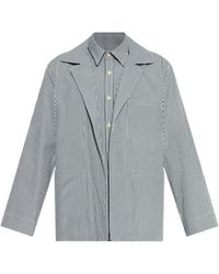 Maison Margiela - Striped Layered Jackets - Lyst