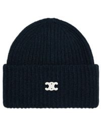 Celine - Triomphe Beanie - Lyst