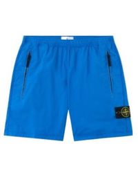 Stone Island - Compass Logo-Patch Shorts - Lyst