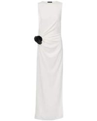 Proenza Schouler - Indria Floral-Appliqué Crêpe Cocktail Dress - Lyst