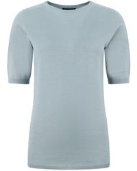 Fabiana Filippi - Short-Sleeved Knit Top - Lyst
