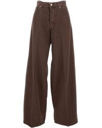 Haikure - Denim Trousers With Belt Loops - Lyst