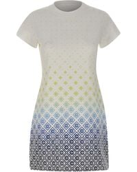 CASABLANCA - Monogram Gradient T-Shirt Dress - Lyst