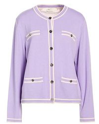 Tory Burch - Plain Colour Cardigans - Lyst