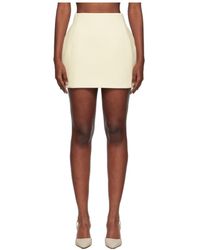 Wardrobe NYC - Sculpted Mini Skirt - Lyst