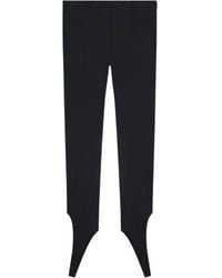 Courreges - Courrèges Capri Ankle Strap Leggings - Lyst