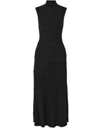 Proenza Schouler - Federica Layered Ribbed-Knit Midi Dress - Lyst