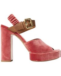 Chloé - Paddington Platform High-Heeled Sandals - Lyst