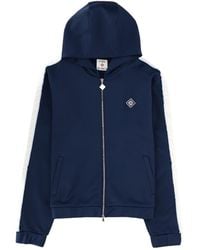 CASABLANCA - Zip-Up Hooded Track Jacket - Lyst