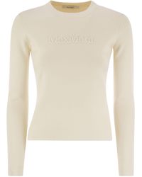 Max Mara - Ticino Viscose And Wool Yarn Sweater - Lyst
