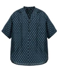 Balmain - Geometric Print Short-Sleeve Shirt - Lyst