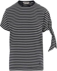 JW Anderson - Jw Anderson Short-Sleeved Knot T-Shirt - Lyst