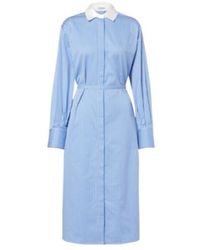 Altuzarra - Floyd Pinstripe Cotton Poplin Shirt Dress - Lyst