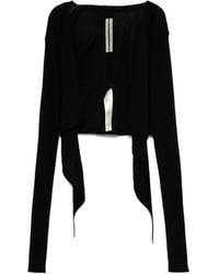 Rick Owens - Wool Cropped Cardigan - Lyst