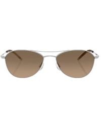 Oliver Peoples - Pilot Frame Sunglasses - Lyst