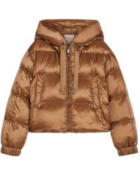 Max Mara - The Cube Hooded Padded Coat - Lyst