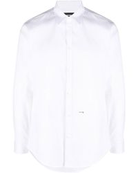 DSquared² - Logo Printed Long Sleeved Shirt - Lyst