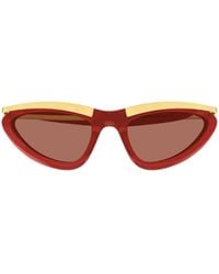 Bottega Veneta - Eyewear Prisma Cat Eye Sunglasses - Lyst