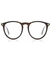 Gucci - Eyewear Round Frame Glasses - Lyst