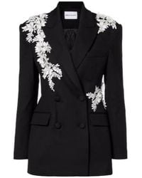 Rebecca Vallance - Danna Floral-Appliqué Blazer - Lyst