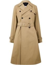 Fendi - Solid Color Trench Coat - Lyst
