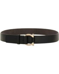 Ferragamo - Ferragamo Gancini Buckle Belt - Lyst
