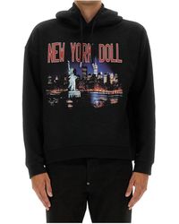 DSquared² - Graphic Printed Drawstring Hoodie - Lyst