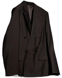 Gucci - Pinstripe Wool Mohair Jacket - Lyst