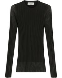 Sportmax - Acino Crewneck Knitted Top - Lyst