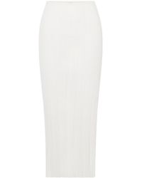 Haight - Ivana Ribbed-Knit Maxi Skirt - Lyst