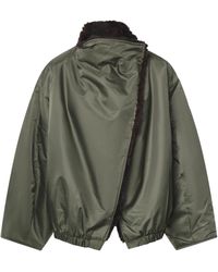 Frankie Shop - Vera Faux-Fur Elasticated-Hem Jacket - Lyst