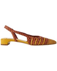 Gabriela Hearst - Perro Woven Leather Slingback Pumps - Lyst