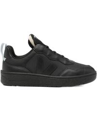 Veja - V-90 Lace-Up Sneakers - Lyst