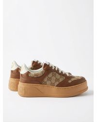 Gucci - Gg Canvas Low-Top Trainers - Lyst