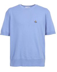 Vivienne Westwood - Short-Sleeved Knitted T-Shirt - Lyst