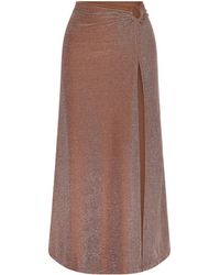 Johanna Ortiz - Nuevo Destino Embellished Recycled Stretch-Lurex Midi Skirt - Lyst
