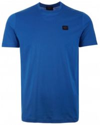 Paul & Shark - Logo-Patch Short-Sleeved T-Shirt - Lyst