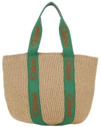 Chloé - Chloé Large Woody Basket Bag - Lyst