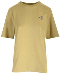 Maison Kitsuné - Maison Kitsuné Bold Fox Crewneck T-Shirt - Lyst