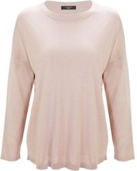 Weekend by Maxmara - Round-Neck Long-Sleeved Pullover - Lyst