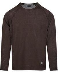 C.P. Company - Raglan Crew Neck Knitted Sweater - Lyst