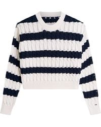 Tommy Hilfiger - Loose Cable Knit Jumper - Lyst