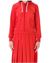 Comme des Garçons - Comme Des Garçons Girl Appliqué Zip-Up Hoodie - Lyst