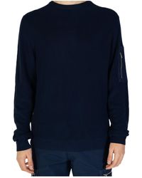 Antony Morato - Ribbed Zip-Pocket Jumper - Lyst