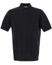 Lardini - Logo-Embroidered Cotton Polo Shirt - Lyst