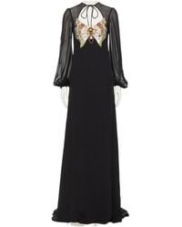 Valentino - Long Sleeve Dress - Lyst