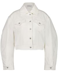 Givenchy - Cropped Denim Jacket - Lyst