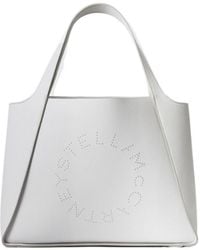 Stella McCartney - Logo Perforated Tote Bag - Lyst
