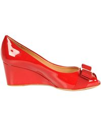 Ferragamo - Bow Wedges - Lyst